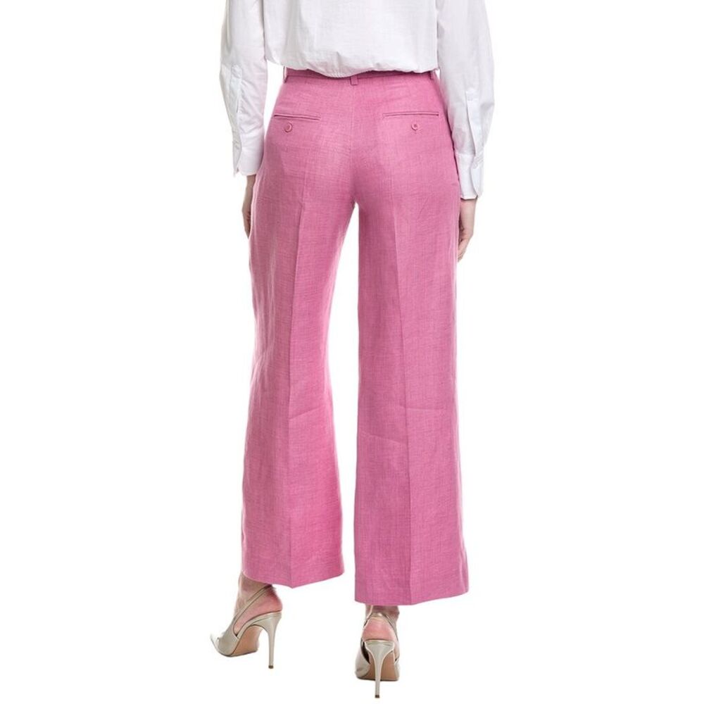 Max Mara Womens Weekend  Malizia Linen Pant, Pink - Picture 2 of 3